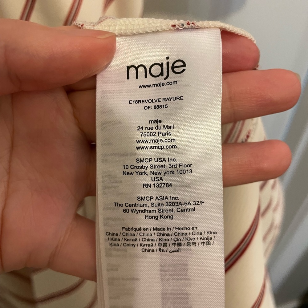 Maje Long Dress NEW - Picture 5 of 5